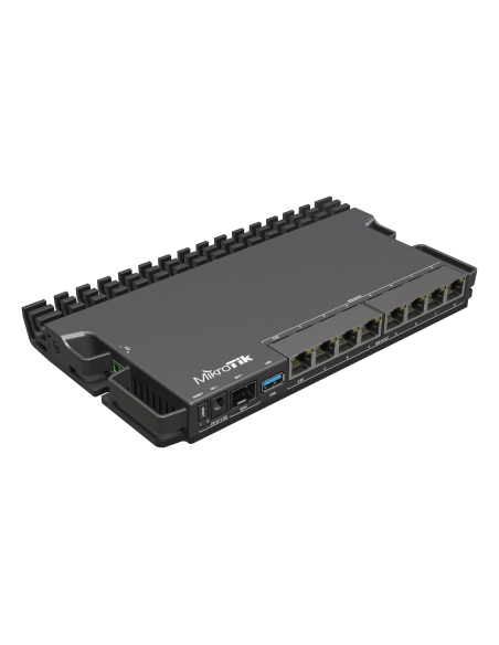 MikroTik 7 Gigabit 1 x 2.5Gbps 1 SFP+ PoE Router L5 License | MT-RB5009UPR+S+IN