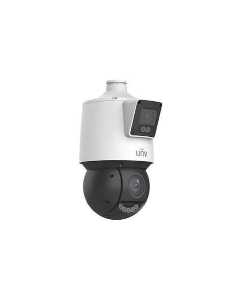 UNV - Ultra H.265 - 4 MP Outdoor LightHunter 25x Optical Zoom Dual-Lens PTZ & Bullet Combo Camera