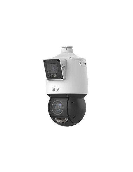 UNV - Ultra H.265 - 4 MP Outdoor LightHunter 25x Optical Zoom Dual-Lens PTZ & Bullet Combo Camera
