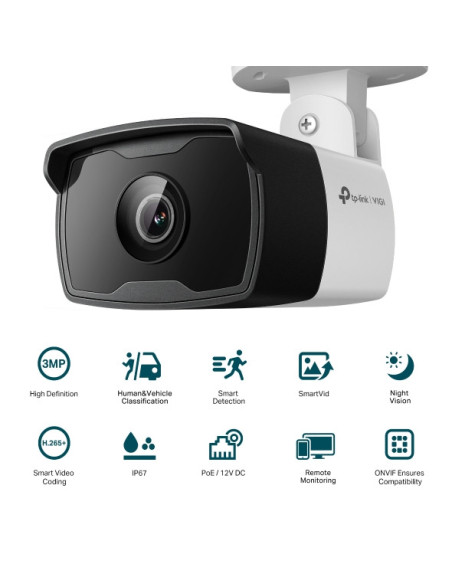 TP-Link VIGI 3MP Outdoor Bullet Network Camera