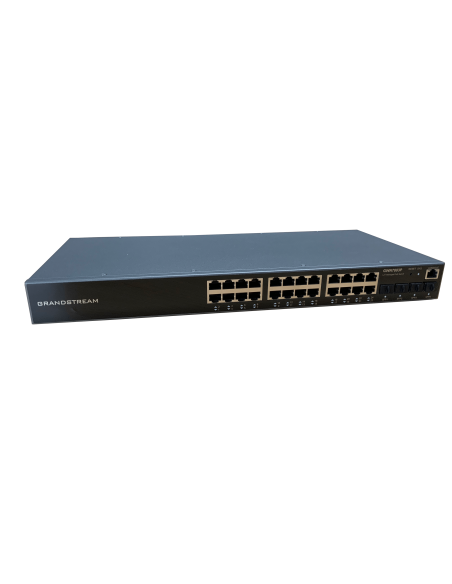 Grandstream Enterprise 24 port Managed GbE PoE+ Switch | GWN7803P