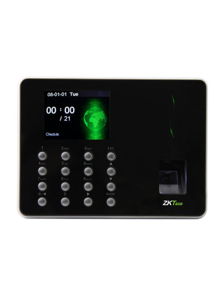 ZKTeco - Black Time and Attendance terminal with built in Wi-Fi
