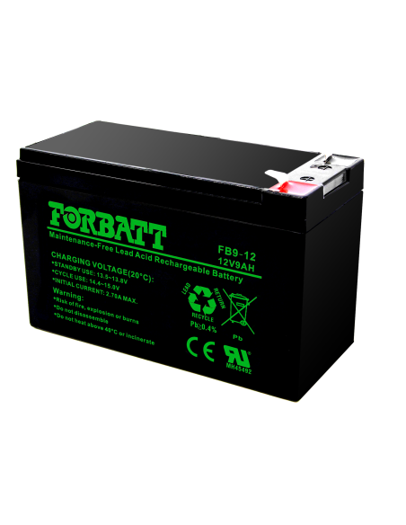 Forbatt AGM 12V 9Ah&nbsp; Lead Acid Battery | FB-12-9