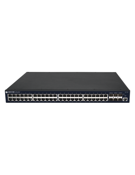 BDCOM 48-Port L3 GE PoE, 6 10GE/GE SFP+, Hot-swap PSU