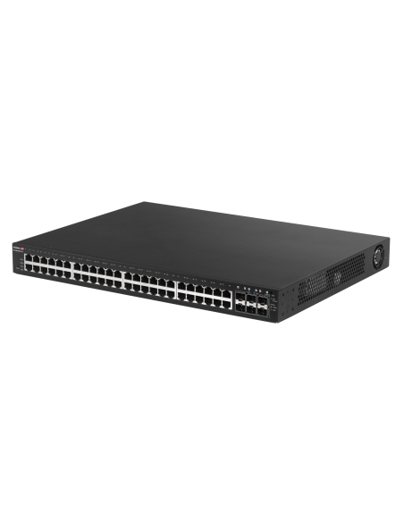 Edimax 54 Port, Web Smart, 48 Gigabit PoE+ Long Range Switch with 6 SFP+ Ports