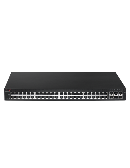Edimax 54 Port, Web Smart, 48 Gigabit PoE+ Long Range Switch with 6 SFP+ Ports