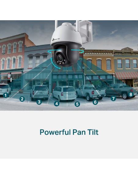 TP-Link VIGI 4MP Full Colour Wi-Fi Pan/Tilt Network Camera TP-Link VIGI 4MP Full Colour Wi-Fi Pan/Tilt Network Camera