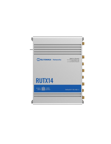 Teltonika 4G LTE Cat 12 Industrial Cellular Router | RUTX14 Teltonika 4G LTE Cat 12 Industrial Cellular Router | RUTX14