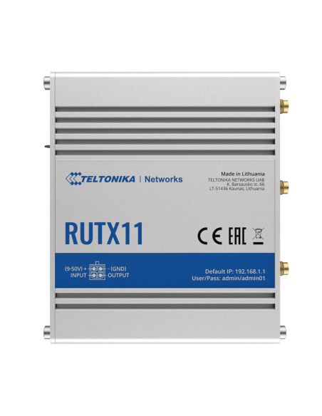 Teltonika Industrial LTE Cat6 WiFi IoT Router | RUTX11