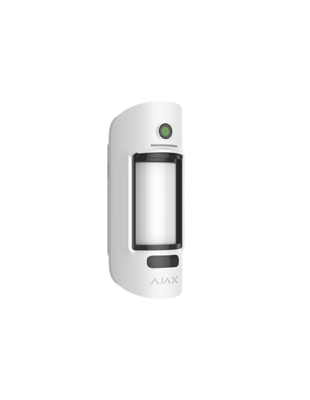 AJAX Security - MotionCam Jeweller - White Wireless Outdoor Motion Detector with Photo Verification | AJAX-MC-OUT-W