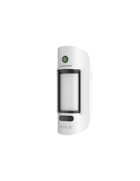 AJAX Security - MotionCam Jeweller - White Wireless Outdoor Motion Detector with Photo Verification | AJAX-MC-OUT-W