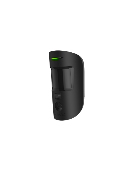 AJAX Security - MotionCam Jeweller - Black Wireless Indoor Motion Detector with Photo Camera | AJAX-MC-INDR-B