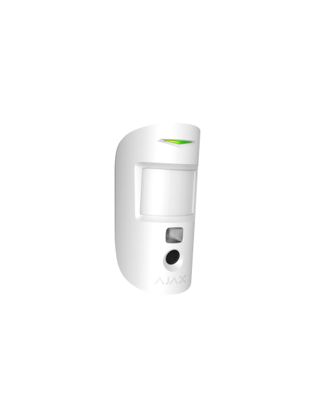 AJAX Security - MotionCam Jeweller - White Wireless Indoor Motion Detector with Photo Camera | AJAX-MC-INDR-W