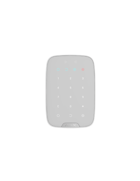AJAX Security - Keypad Plus Jeweller, Wireless White Indoor Keypad | AJAX-KP-PLUS-W