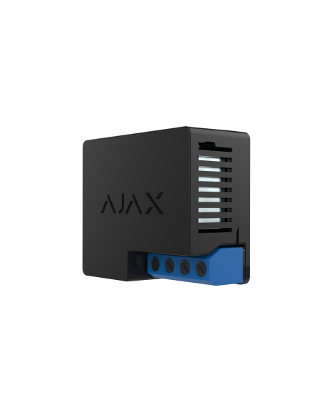 AJAX Security - Automation - Black WallSwitch, Power Relay to Control 100/230V Power Supply Remotely | AJAX-AD-WS-B