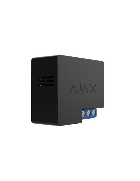 AJAX Security - Automation - Black WallSwitch, Power Relay to Control 100/230V Power Supply Remotely | AJAX-AD-WS-B