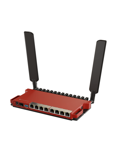 MikroTik L009UiGS-2HaxD-IN Desktop Router with 2.5Gb SFP, 8 x Gigabit Ethernet and 2.4GHz AX Wi-Fi MikroTik L009UiGS-2HaxD-IN Desktop Router with 2.5Gb SFP, 8 x Gigabit Ethernet and 2.4GHz AX Wi-Fi