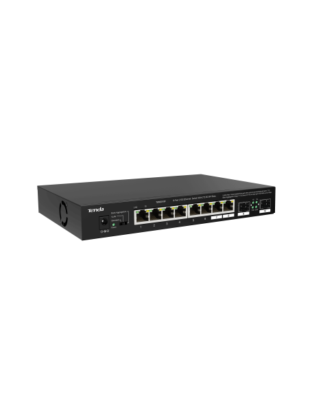 Tenda 8-Port 2.5G Ethernet Switch with 2x 2.5G SFP slots | TEM2010F
