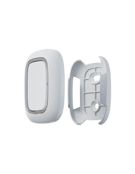 AJAX Button Holder for Button/Double Button White | AJAX-PB-H-W | MiRO