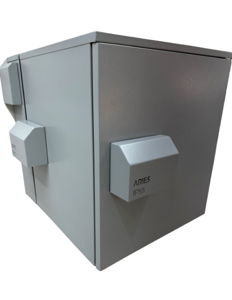 Acconet 12U IP55 550mm Swing Wall Mount Cabinet | NC-WM-12U550-OUT