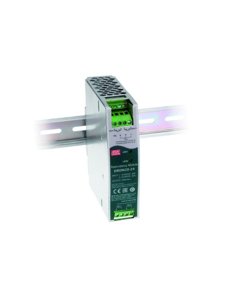 Meanwell 20A Din Rail Redundancy Module 24V | MW-DRDN20-24