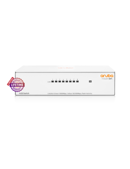 HPE Networking Instant On 1430 8 port GbE Switch | SW14308G | MiRO