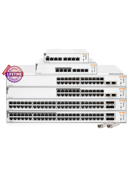 HPE Networking Instant On 1830 8 port Gb 4 port POE 65W Switch | ARU-IO-SW18308G