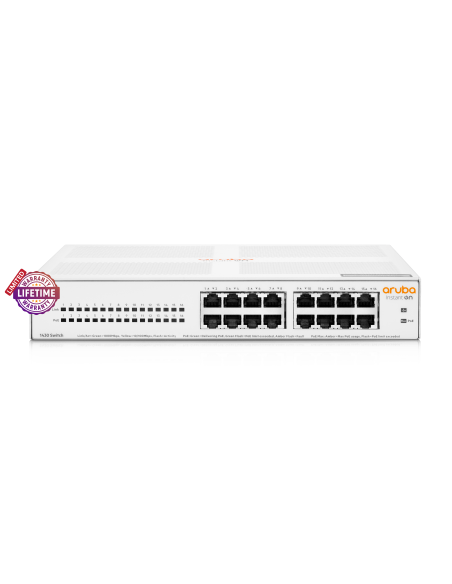 HPE Networking Instant On 1430 16 port GbE PoE Switch - 124W | SW143016G-124W