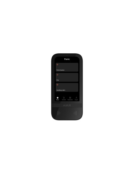 AJAX Security - Black Wireless Keypad Touch Screen | AJAX-KP-TS-B