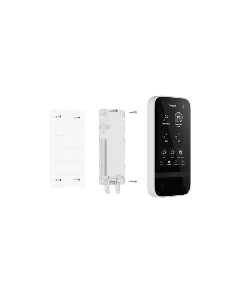 AJAX Security - White Wireless Keypad Touch Screen | AJAX-KP-TS-W