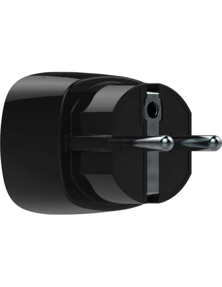AJAX Security - Automation - Black Wireless Smart Plug with Energy Consumption Monitoring | AJAX-AD-SP-B AJAX Security - Automation - Black Wireless Smart Plug with Energy Consumption Monitoring | AJAX-AD-SP-B