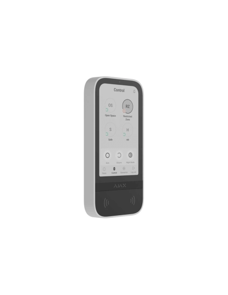 AJAX Security - White Wireless Keypad Touch Screen | AJAX-KP-TS-W