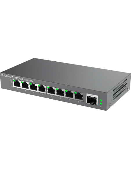 Grandstream Enterprise 8 port Unmanaged 2.5G Switch | GWN7701M Grandstream Enterprise 8 port Unmanaged 2.5G Switch | GWN7701M