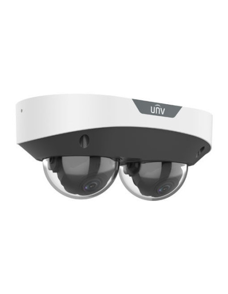 UNV - Ultra H.265 - 2*4MP Dual-channel Non-Splicing Multiview Fixed IP Dome Camera