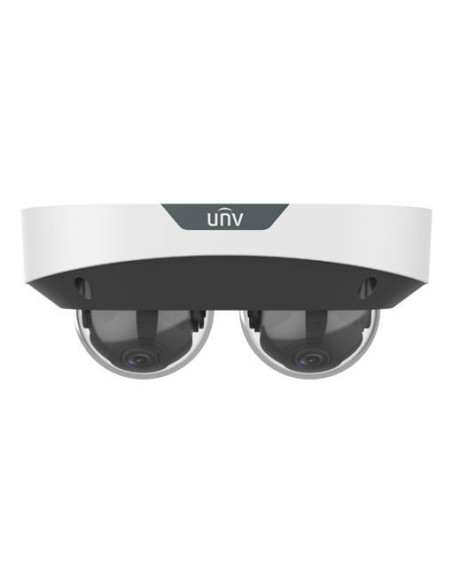 UNV - Ultra H.265 - 2*2MP Dual-channel Non-Splicing Multiview Fixed IP Dome Camera
