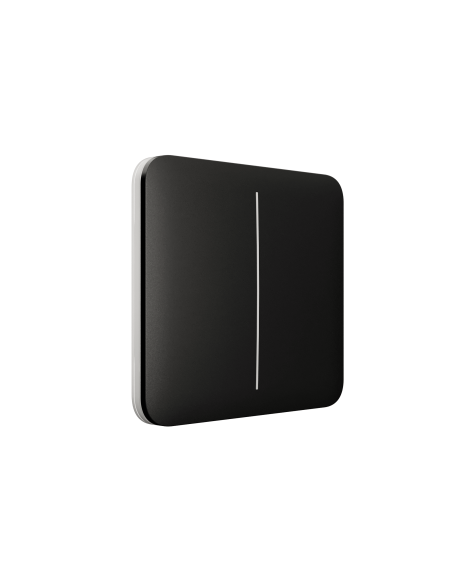 AJAX Security - Black SoloButton 2-GANG | AJAX-SB-2-GANG-B