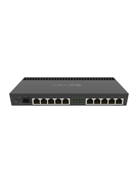 MikroTik 10 Port Gigabit 1SFP+ 4 Core L5 Rack-Mount Router | MT-RB4011iGS-RM