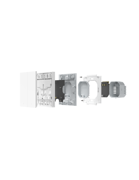 Aqara Smart Wall Switch H1 EU (With Neutral, Double Rocker) | WS-EUK04