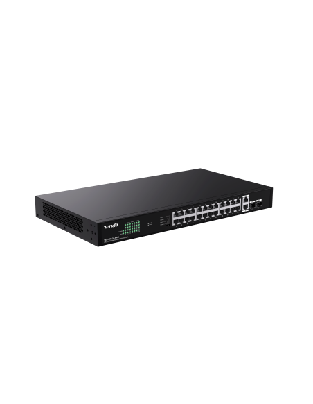 Tenda 24 Gigabit PoE ports, 2 uplink Gigabit RJ45 ports, 2 SFP ports | TEG1128P-24-410W Tenda 24 Gigabit PoE ports, 2 uplink Gigabit RJ45 ports, 2 SFP ports | TEG1128P-24-410W