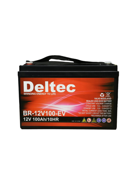 Deltec AMG 12V 100Ah Lead Acid&nbsp; Battery | DT-12-100EV