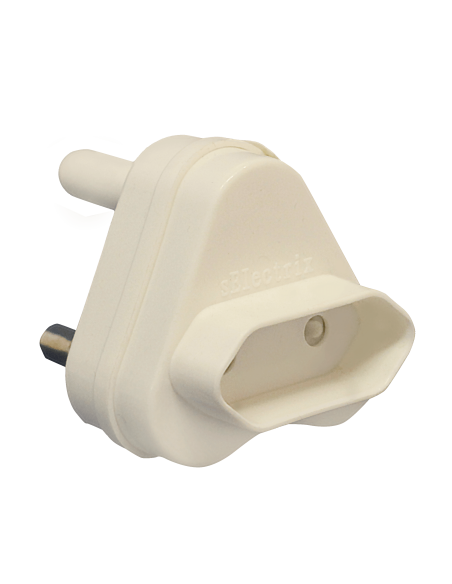 Acconet Adaptor with 1x 5A 2 Pin / Euro Adaptor | AC-PLUG- 2PIN-5A