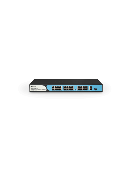 BDCOM 24-Port 100M PoE Switch (24-Port 100M PoE + 2 GE + 1 SFP) 280W PoE Budget