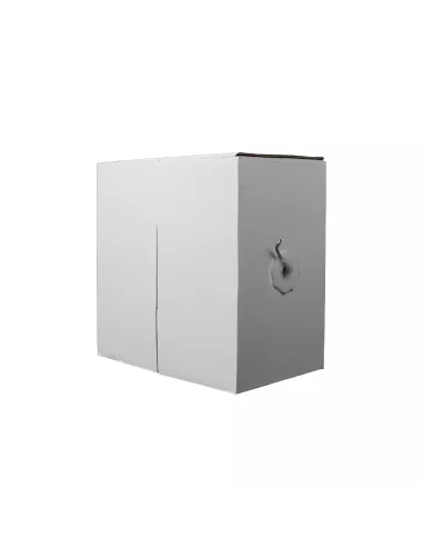 Essential CAT5 UV Outdoor Ethernet Cable 305m Black Solid Copper SF/TP Roll | CAT5U-305-GEN-SC