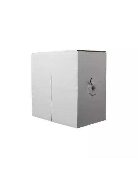 Essential CAT5 UV Outdoor Ethernet Cable 305m Black Solid Copper SF/TP Roll | CAT5U-305-GEN-SC