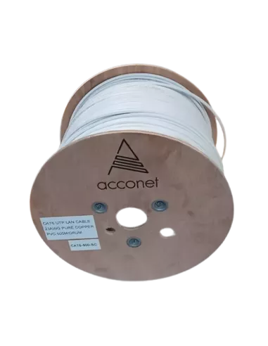 Acconet CAT6 Solid Copper 500m UTP Indoor Ethernet Cable | CAT6-500-SC Acconet CAT6 Solid Copper 500m UTP Indoor Ethernet Cable | CAT6-500-SC