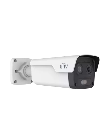 UNV - H.265 - 4MP LightHunter Dual-spectrum Thermal Network Bullet Camera -smoke, fire & Temp UNV - H.265 - 4MP LightHunter Dual-spectrum Thermal Network Bullet Camera -smoke, fire & Temp