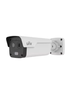 UNV - H.265 - 4MP LightHunter Dual-spectrum Thermal Network Bullet Camera -smoke, fire & Temp