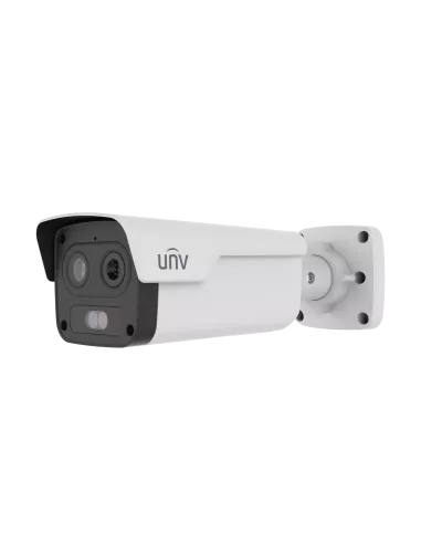 UNV - H.265 - 4MP LightHunter Dual-spectrum Thermal Network Bullet Camera -smoke, fire & Temp UNV - H.265 - 4MP LightHunter Dual-spectrum Thermal Network Bullet Camera -smoke, fire & Temp