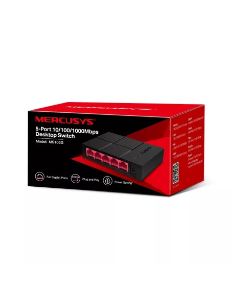 Mercusys 5-Port Gigabit Desktop Switch | MS105G