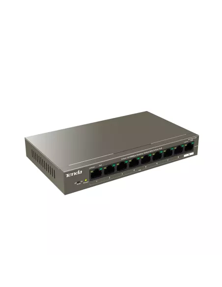 Tenda 9-Port Fast Ethernet Desktop Switch with 8-Port PoE | TEF1109P-8-102W Tenda 9-Port Fast Ethernet Desktop Switch with 8-Port PoE | TEF1109P-8-102W